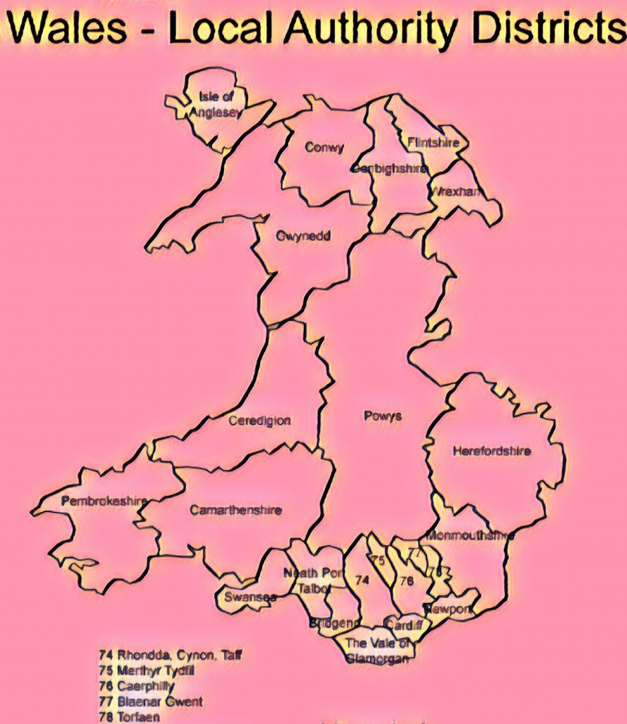 Wales LocalAuthorityDistricts