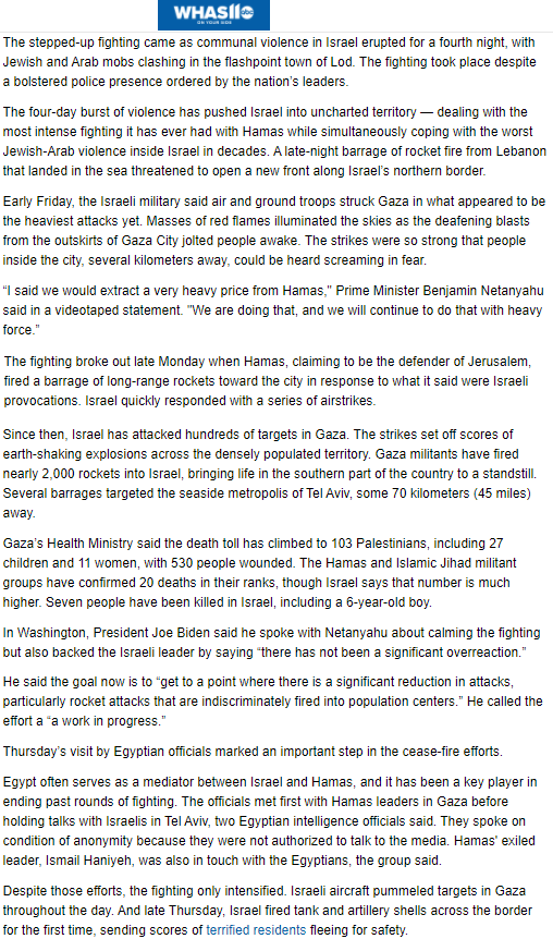 World130 Israel-threatens-Gaza-ground-invasion-despite-truce-efforts @WHAS11,@AP