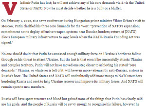 World245 In Ukraine, Putin Has Already Lost @BelferCenter,Ryan,@TheNatlInterest