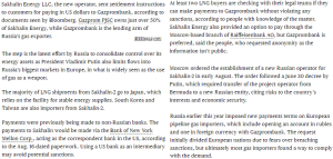 World43 Russia’s Sakhalin-2 LNG Plant Asks Buyers to Pay Gazprombank @SStapczynski,@business